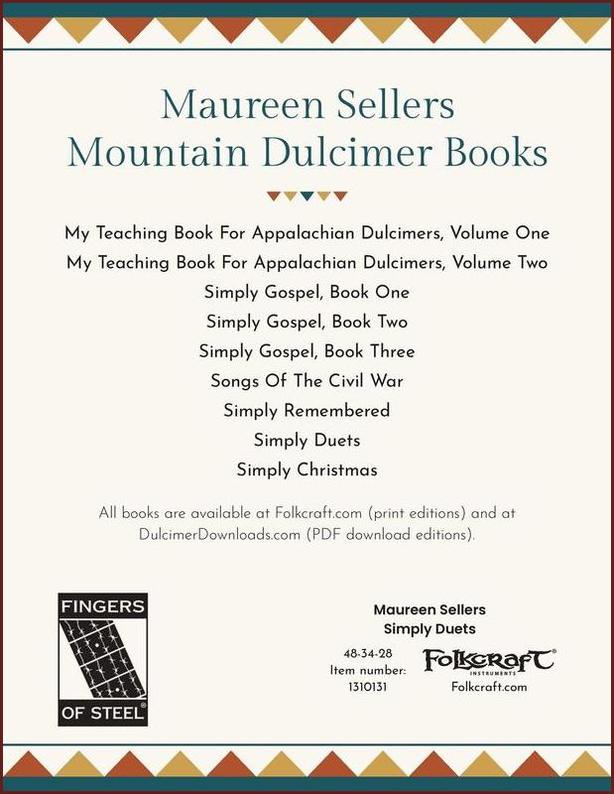 Maureen Sellers - Simply Duets-Fingers Of Steel-PDF-Digital-Download