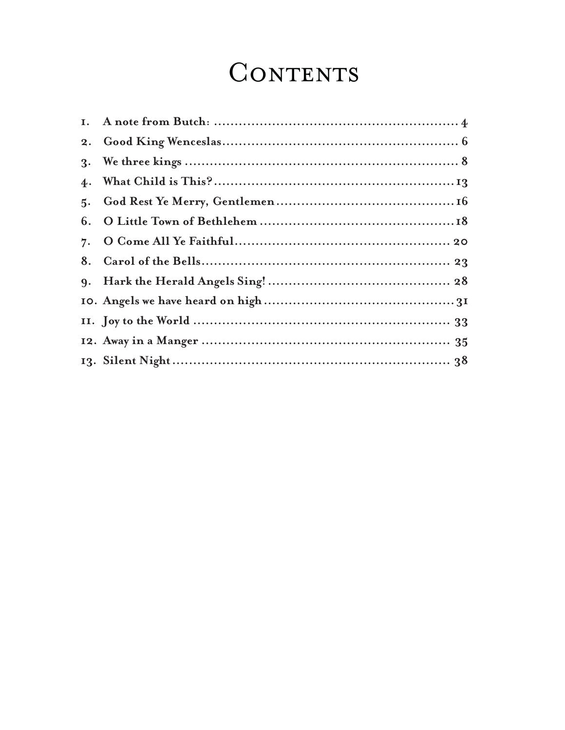 Butch Ross - The Dulcimer Christmas Book-Fingers Of Steel-PDF-Digital-Download