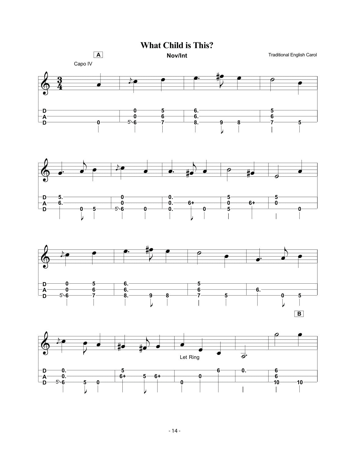 Butch Ross - The Dulcimer Christmas Book-Fingers Of Steel-PDF-Digital-Download