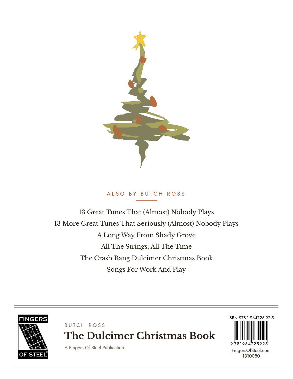 Butch Ross - The Dulcimer Christmas Book-Fingers Of Steel-PDF-Digital-Download