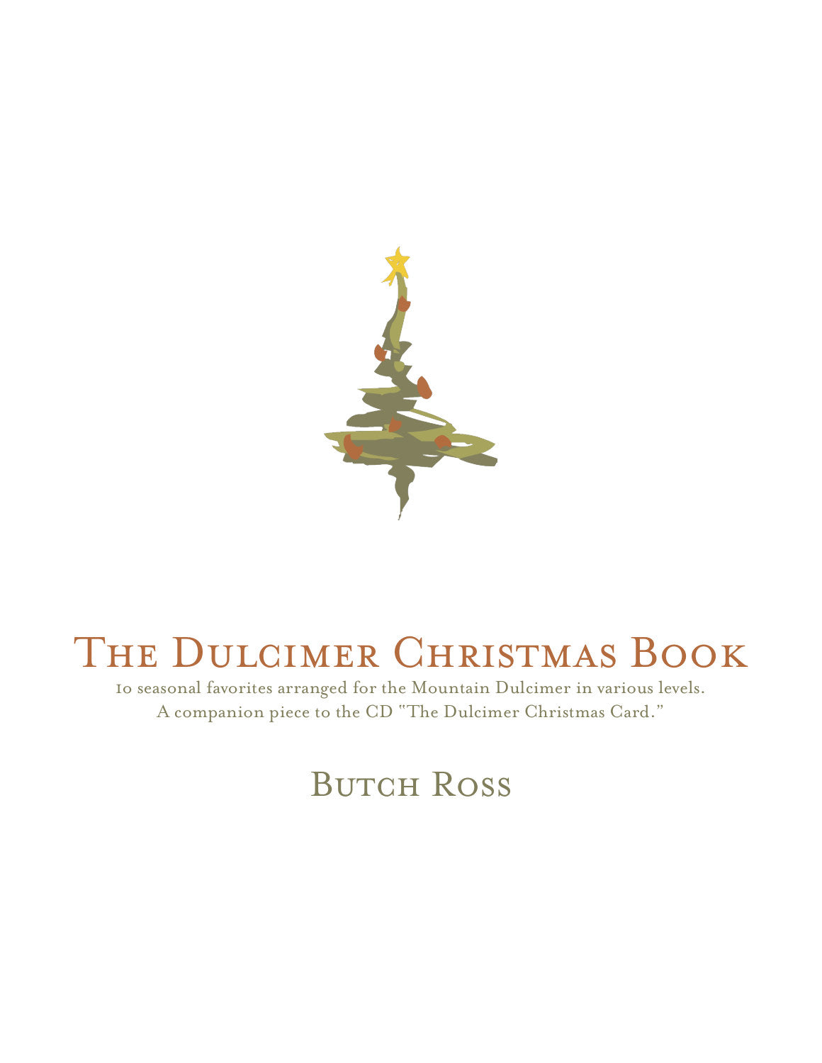 Butch Ross - The Dulcimer Christmas Book-Fingers Of Steel-PDF-Digital-Download