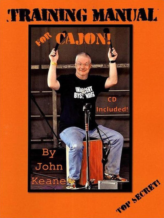 Front cover of Training Manual For Cajon! by John Keane, cajon instruction book