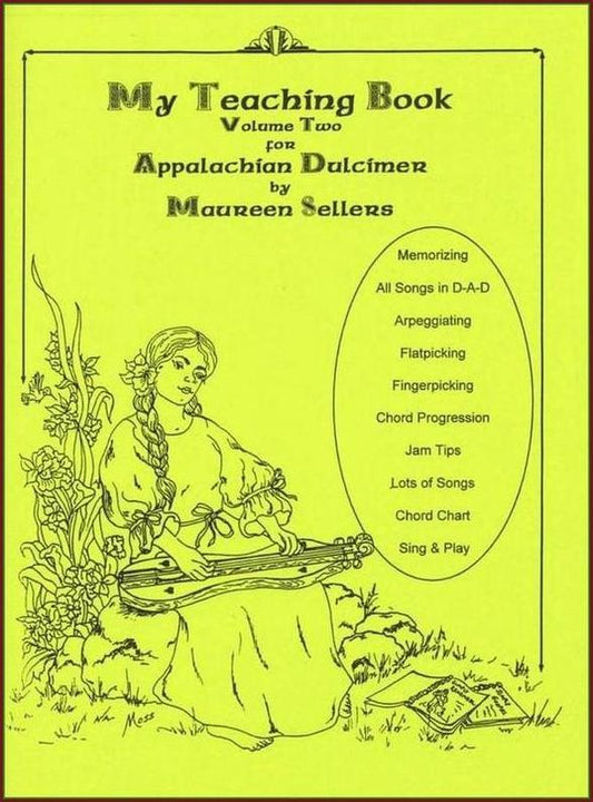 Maureen Sellers - My Teaching Book For Appalachian Dulcimer, Volume Two-Fingers Of Steel-PDF-Digital-Download