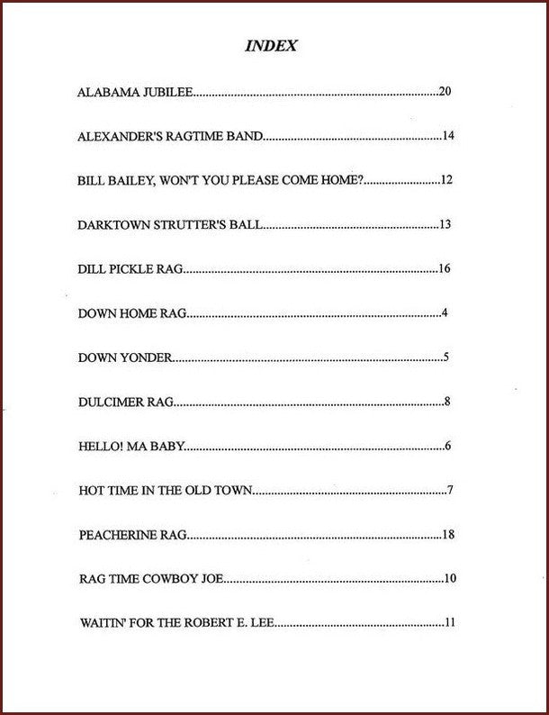 Shelley Stevens - Baker's Dozen #10: Ragtime And Honky Tonk-Fingers Of Steel-PDF-Digital-Download