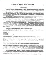 Shelley Stevens - Using The 1 1/2 Fret In DAD Tuning-Fingers Of Steel-PDF-Digital-Download