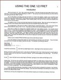 Shelley Stevens - Using The 1 1/2 Fret In DAD Tuning-Fingers Of Steel-PDF-Digital-Download