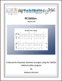 Melanie Johnston - TablEdit Manual, PC Version-Melanie Johnston-PDF-Digital-Download