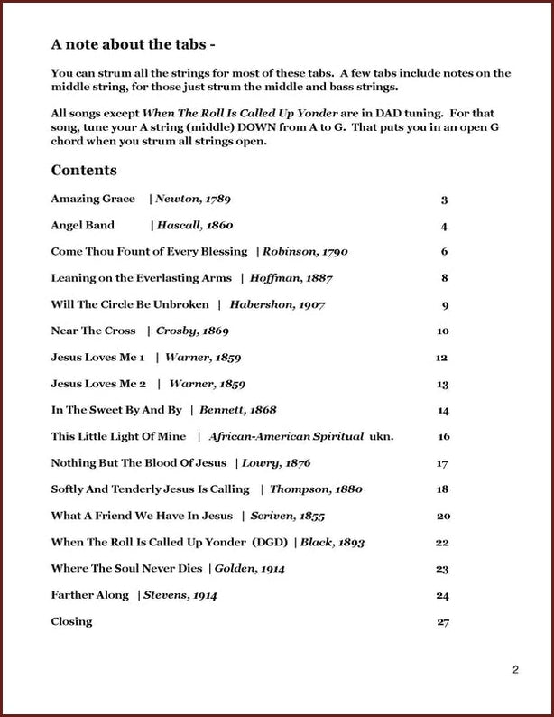 Mandy Tyner Mountain Dulcimer Hymns, Volume 1 DulcimerDownloads