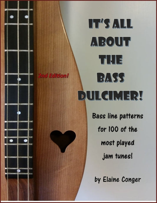 Cover of It's All About The Bass Dulcimer by Elaine Conger
