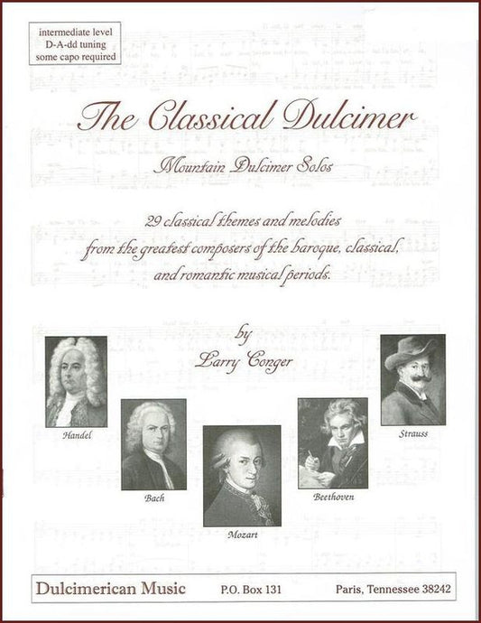 Cover of The Classical Dulcimer, mountain dulcimer tab by Larry Conger