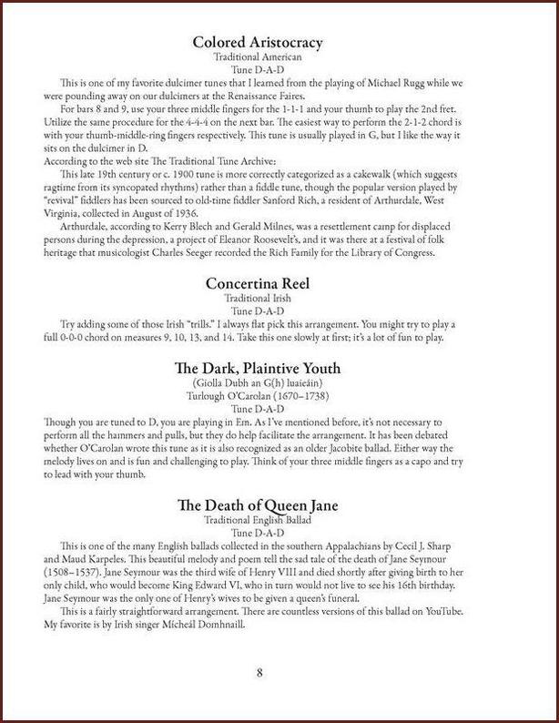 Neal Hellman - Mountain Dulcimer Arrangements From Both Sides Of The Atlantic-Fingers Of Steel-PDF-Digital-Download
