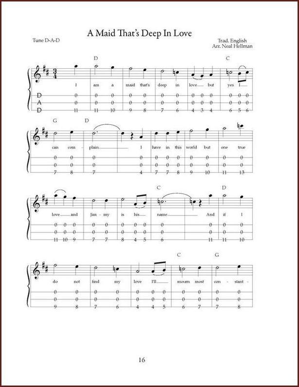 Neal Hellman - Mountain Dulcimer Arrangements From Both Sides Of The Atlantic-Fingers Of Steel-PDF-Digital-Download