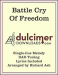 Richard Ash - Battle Cry Of Freedom-Fingers Of Steel-PDF-Digital-Download