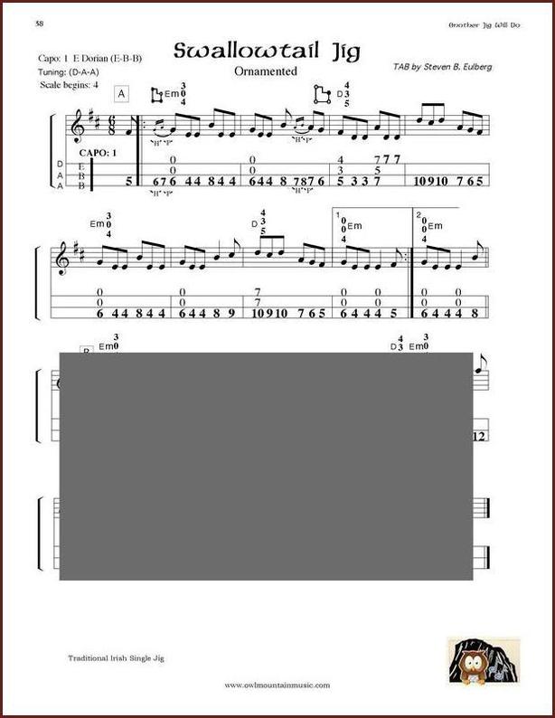 Steve Eulberg - Another Jig Will Do: Songs And Tunes Of The Angles And The Celts-Fingers Of Steel-PDF-Digital-Download