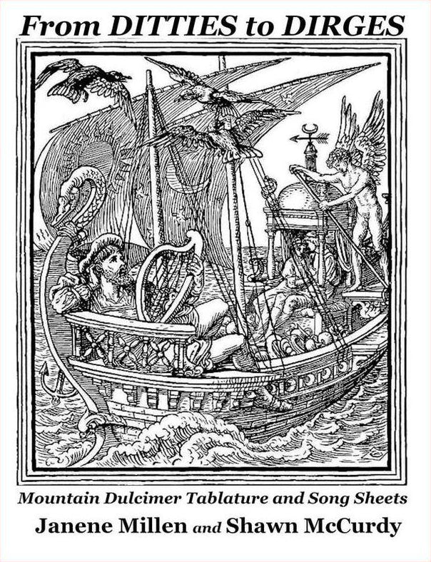 Front cover of From Ditties To Dirges by Janene Millen And Shawn McCurdy, mountain dulcimer tab book