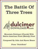 John Keane And Karen Keane - The Battle Of Three Trees (From "DulciFlute")-John And Karen Keane-PDF-Digital-Download