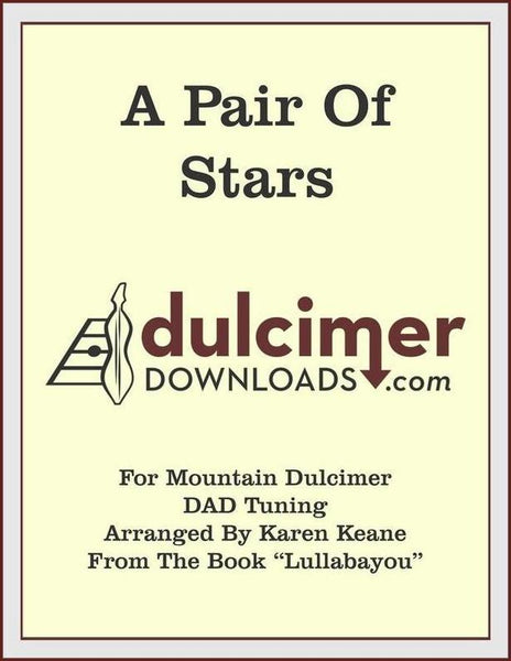 Karen Keane - A Pair Of Stars (From "Lullabayou")-John And Karen Keane-PDF-Digital-Download