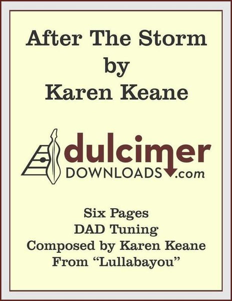 Karen Keane - After The Storm (From "Lullabayou")-John And Karen Keane-PDF-Digital-Download