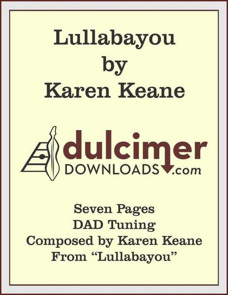 Karen Keane - Lullabayou (From "Lullabayou")-John And Karen Keane-PDF-Digital-Download