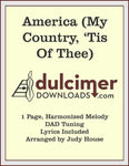 Judy House - America (My Country 'Tis Of Thee)-Judy House-PDF-Digital-Download