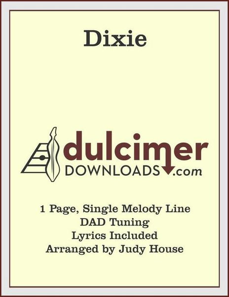 Judy House - Dixie-Judy House-PDF-Digital-Download
