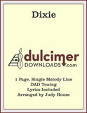 Judy House - Dixie-Judy House-PDF-Digital-Download