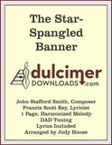 Judy House - The Star-Spangled Banner-Judy House-PDF-Digital-Download