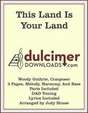 Judy House - This Land Is Your Land-Judy House-PDF-Digital-Download