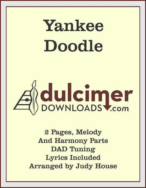 Judy House - Yankee Doodle-Judy House-PDF-Digital-Download