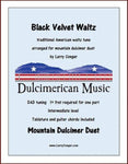 Larry Conger - Black Velvet Waltz (Duet Version)-Larry Conger-PDF-Digital-Download