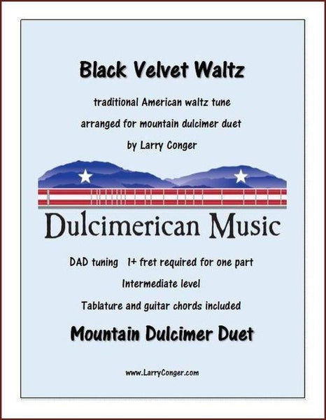 Larry Conger - Black Velvet Waltz (Duet Version)-Larry Conger-PDF-Digital-Download