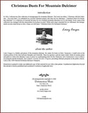 Larry Conger - Christmas Duets For Mountain Dulcimer-Larry Conger-PDF-Digital-Download
