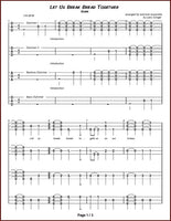 Larry Conger - "Let Us Break Bread Together" For Dulcimer Trio/Ensemble-Larry Conger-PDF-Digital-Download
