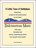 Larry Conger - O Little Town Of Bethlehem-Larry Conger-PDF-Digital-Download