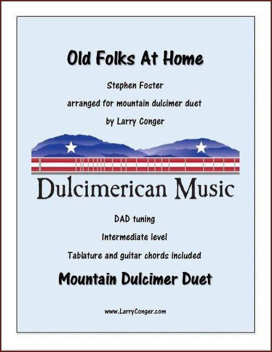 Old Folks At Home mountain dulcimer duet by Larry Conger