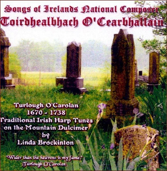 Songs Of Turlough O'Carolan album cover, Linda Brockinton dulcimer music