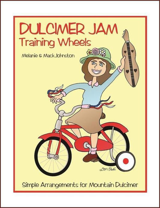 Cover of Dulcimer Jam Training Wheels by Melanie and Mack Johnston