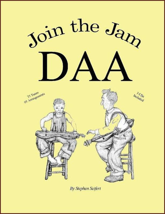 Cover of Join The Jam: DAA, mountain dulcimer tab by Stephen Seifert