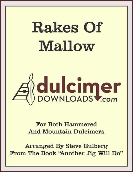 Steve Eulberg - Rakes Of Mallow, From "Another Jig Will Do"-Steve Eulberg-PDF-Digital-Download