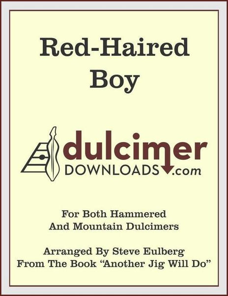 Steve Eulberg - Red-Haired Boy, From "Another Jig Will Do"-Steve Eulberg-PDF-Digital-Download
