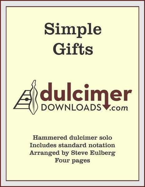 Steve Eulberg - Simple Gifts-Steve Eulberg-PDF-Digital-Download
